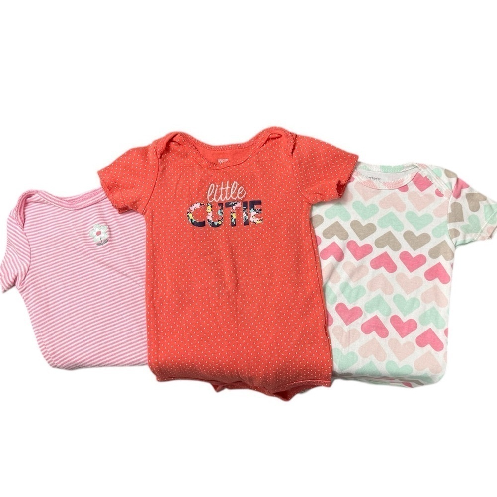 Carter’s | 3 Short Sleeve Onesies